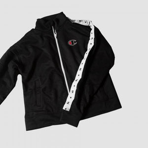 CHAMPION Women Logo Tape Track Jacket Black