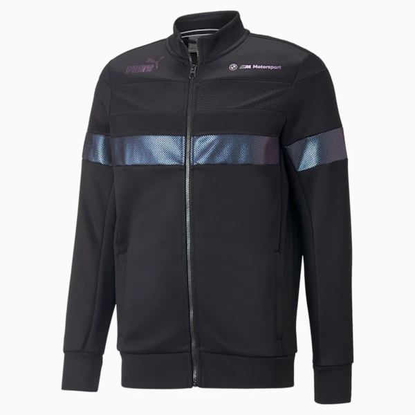 PUMA Men BMW Metal Energy Jacket Black Blue Nohble