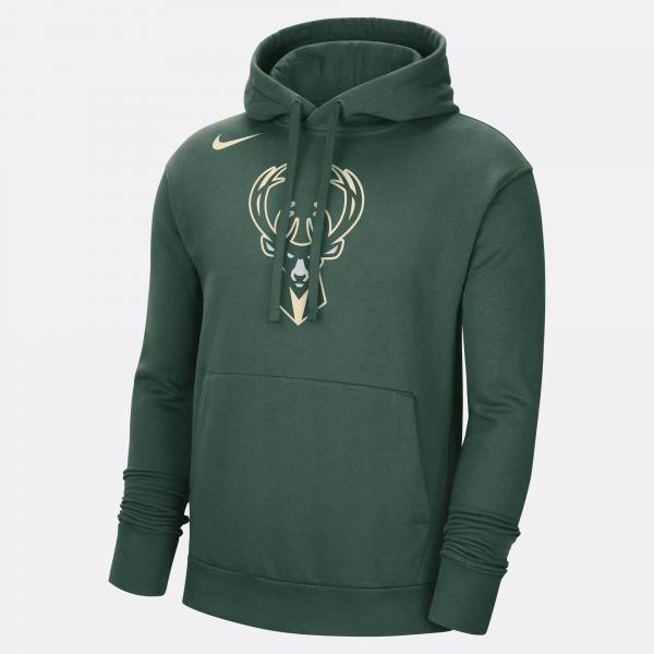 Nike - Men - Milwaukee Bucks Pullover Hoodie - Fir