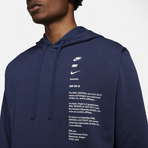 Nike - Men - Club Shoebox Pullover Hoodie - Midnight Navy