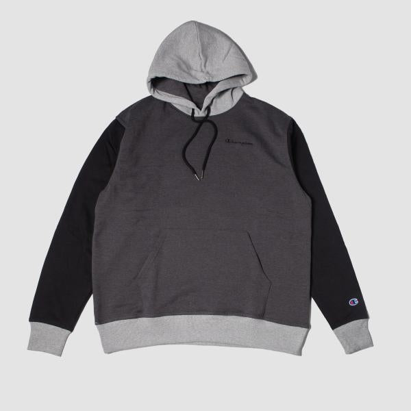 Grey Champion White And Black Hoodie CHAMPION Men Colorblock