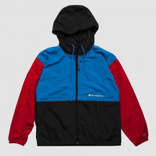 CHAMPION Men Lightweight Colorblock Jacket Blue/Black/Red