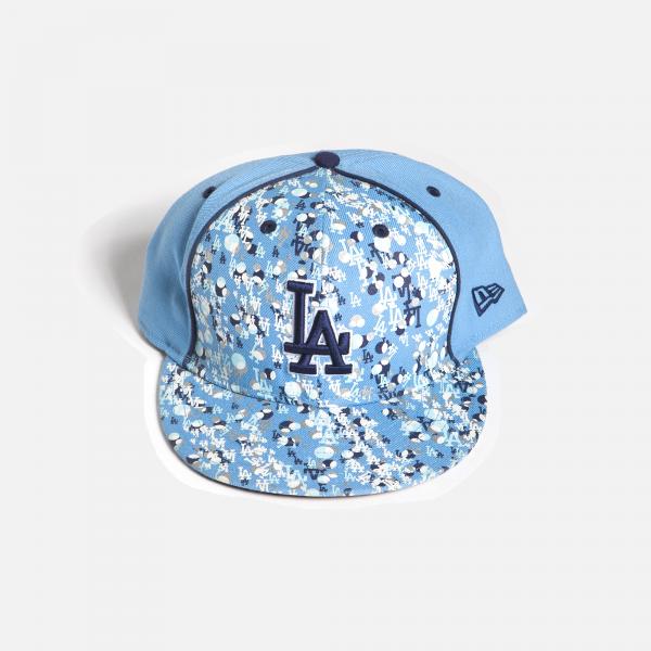 NEW ERA - Accessories - Paisley Under LA Dodgers Fitted Hat - Navy/Sky -  Nohble