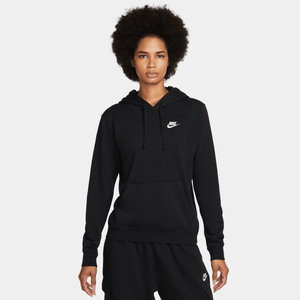 Nike - Women - Club Pullover Hoodie - Black/White