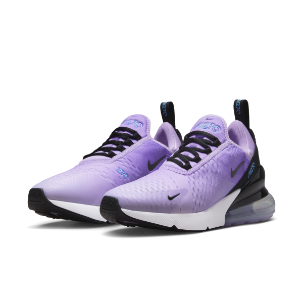 Nike air max 270 womens black and purple Clearance