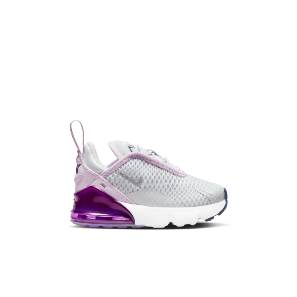 Nike - Boy - TD Air Max 270 - White/Silver