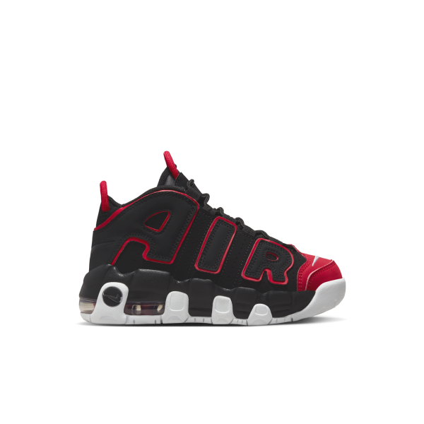 Nike - Boy - PS Air More Uptempo - Black/White/Red
