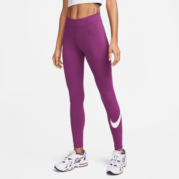 Nike - Women - Essential Swoosh Legging - Viotech/White – Nohble