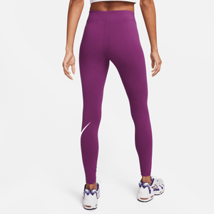 Nike - Women - Essential Swoosh Legging - Viotech/White