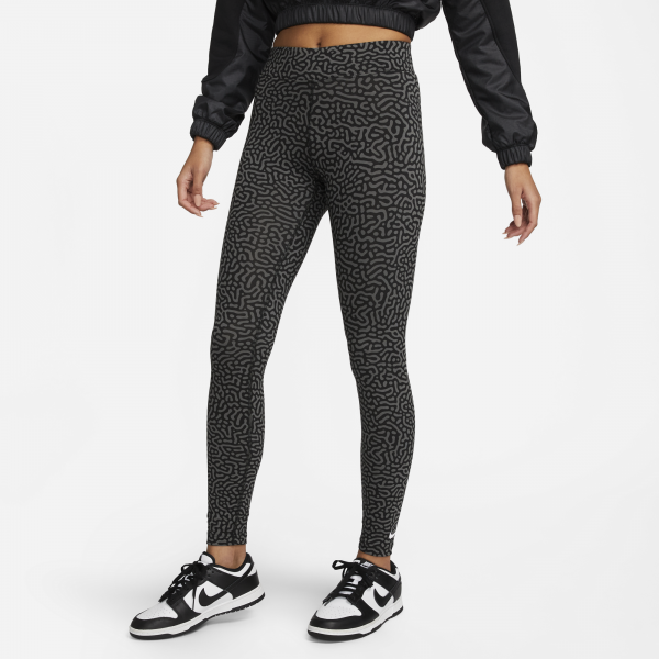 Nike Women Sport Shine Legging Black White