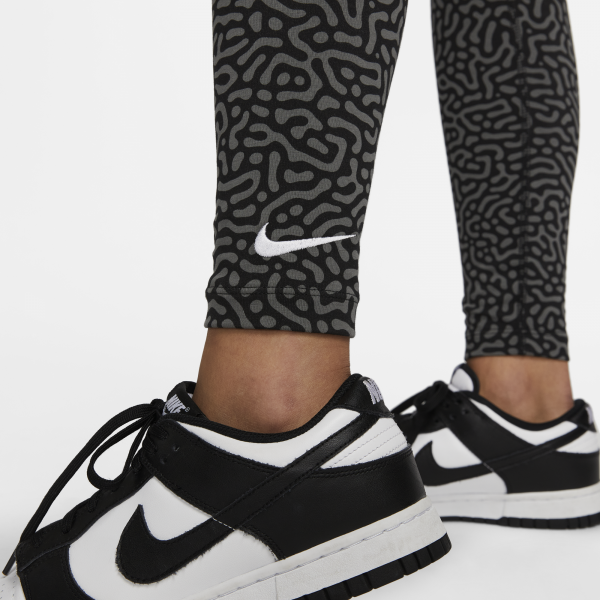 Nike - Women - Sport Shine Legging - Black/White – Nohble