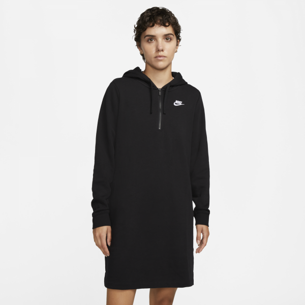 Nike - Women - Club Fleece Dress - Black/White Nohble Nike - Women - Club Fleece Dress - Black/White Nohble