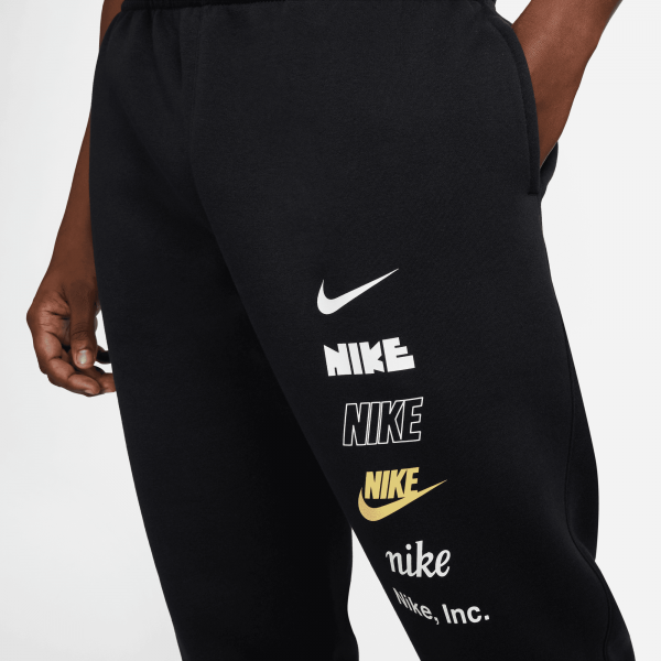 Nike - Men - Club+ Multi-Logo Sweatpant - Black