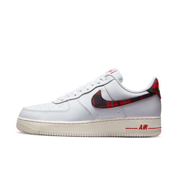 Nike Men Air Force 1 07 LV8 White University Red Stadium Green Nohble