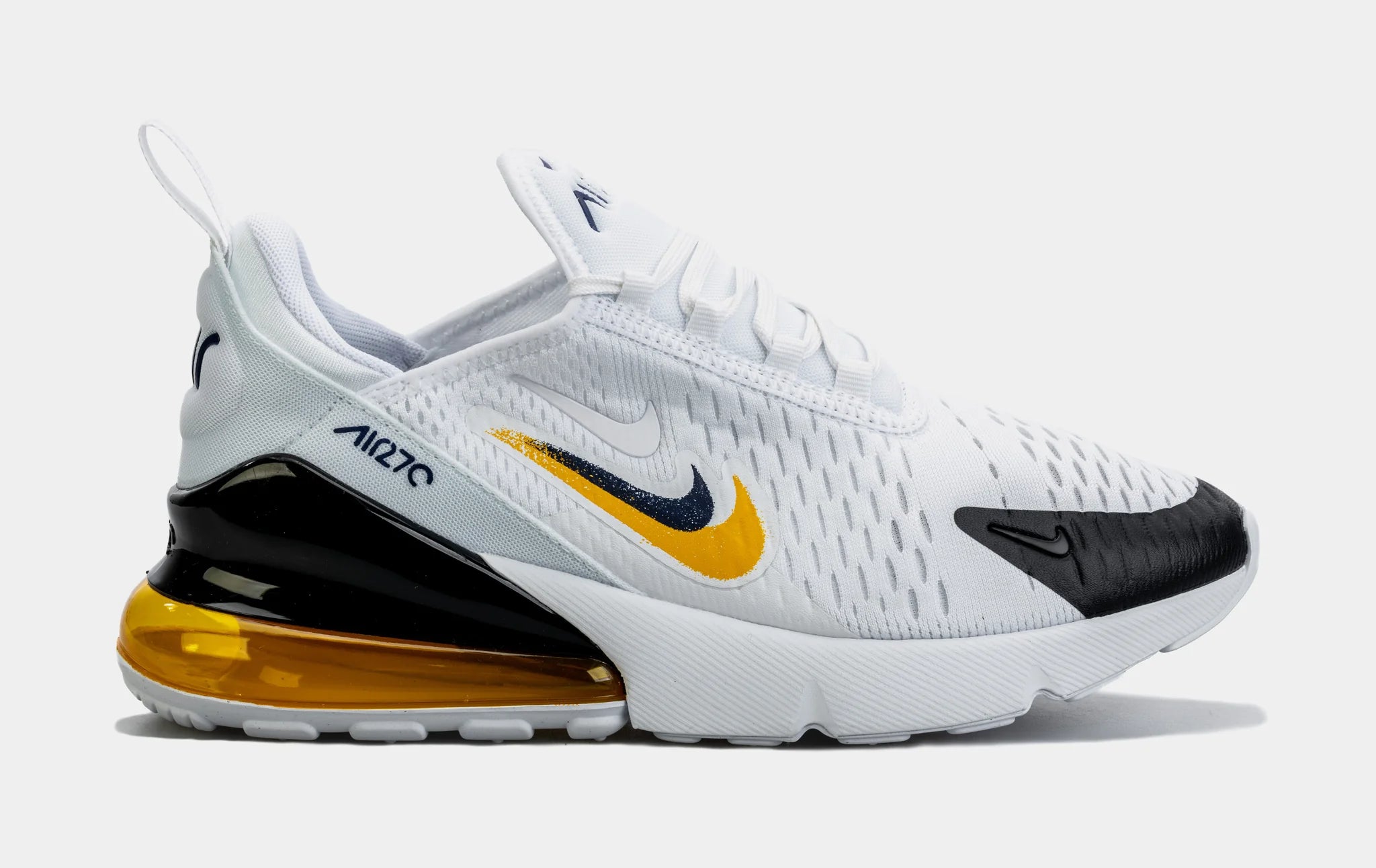 Nike air max 270 white and black gold Clearance