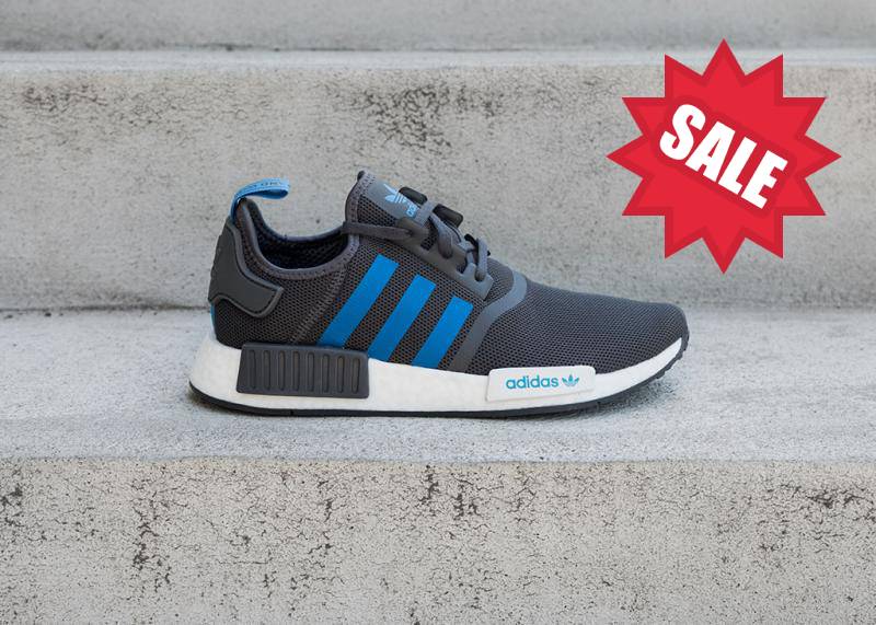adidas GS NMD R1 Grey/Blue - Main Image