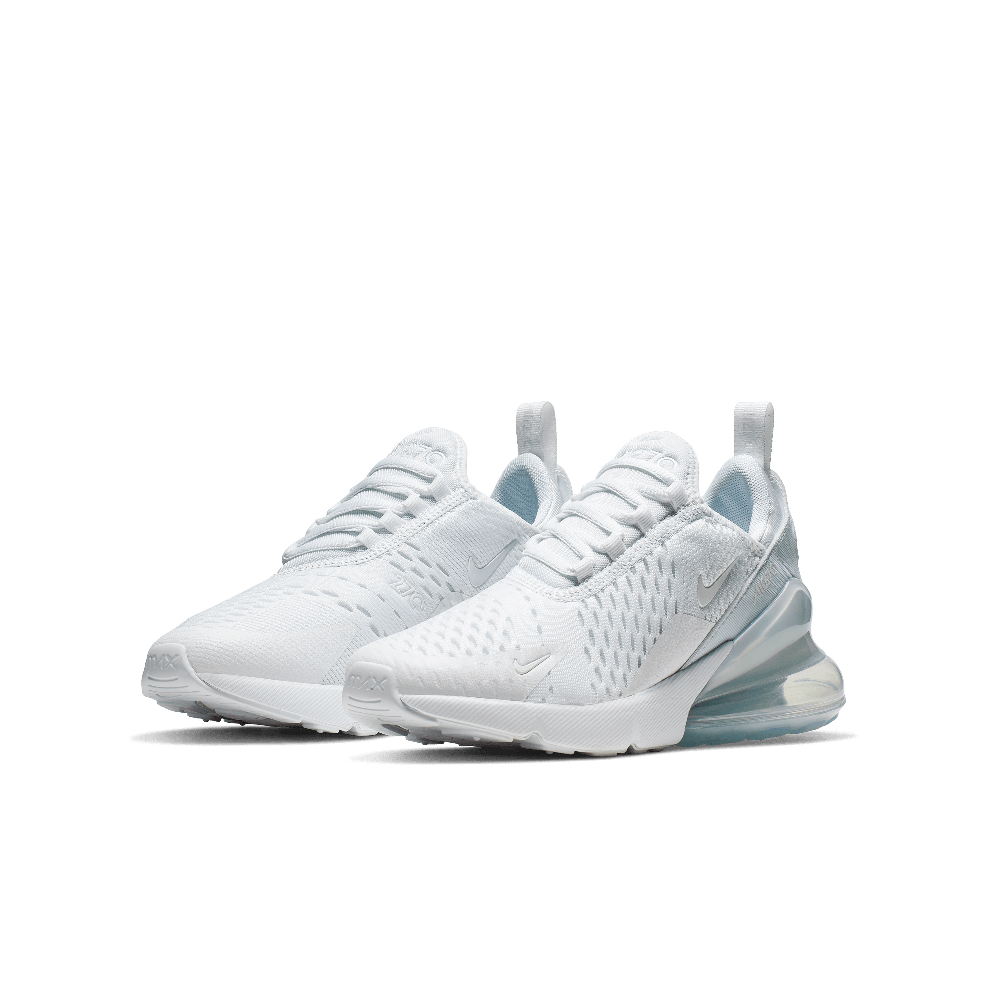 All white nike 270 discount