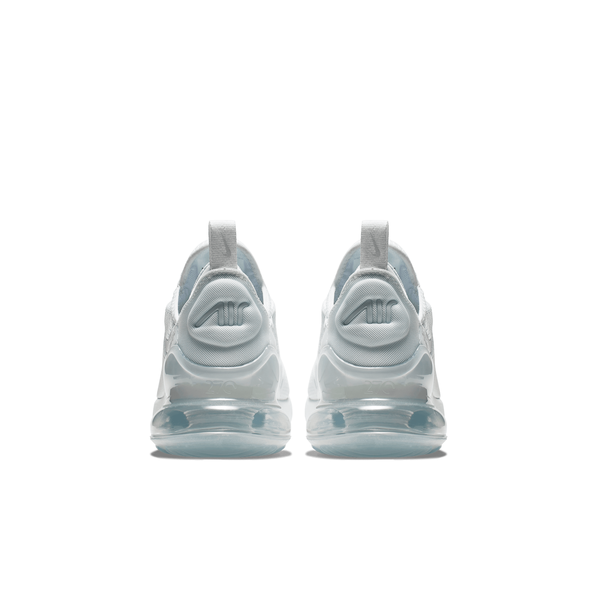 Air max 270 2025 white and silver