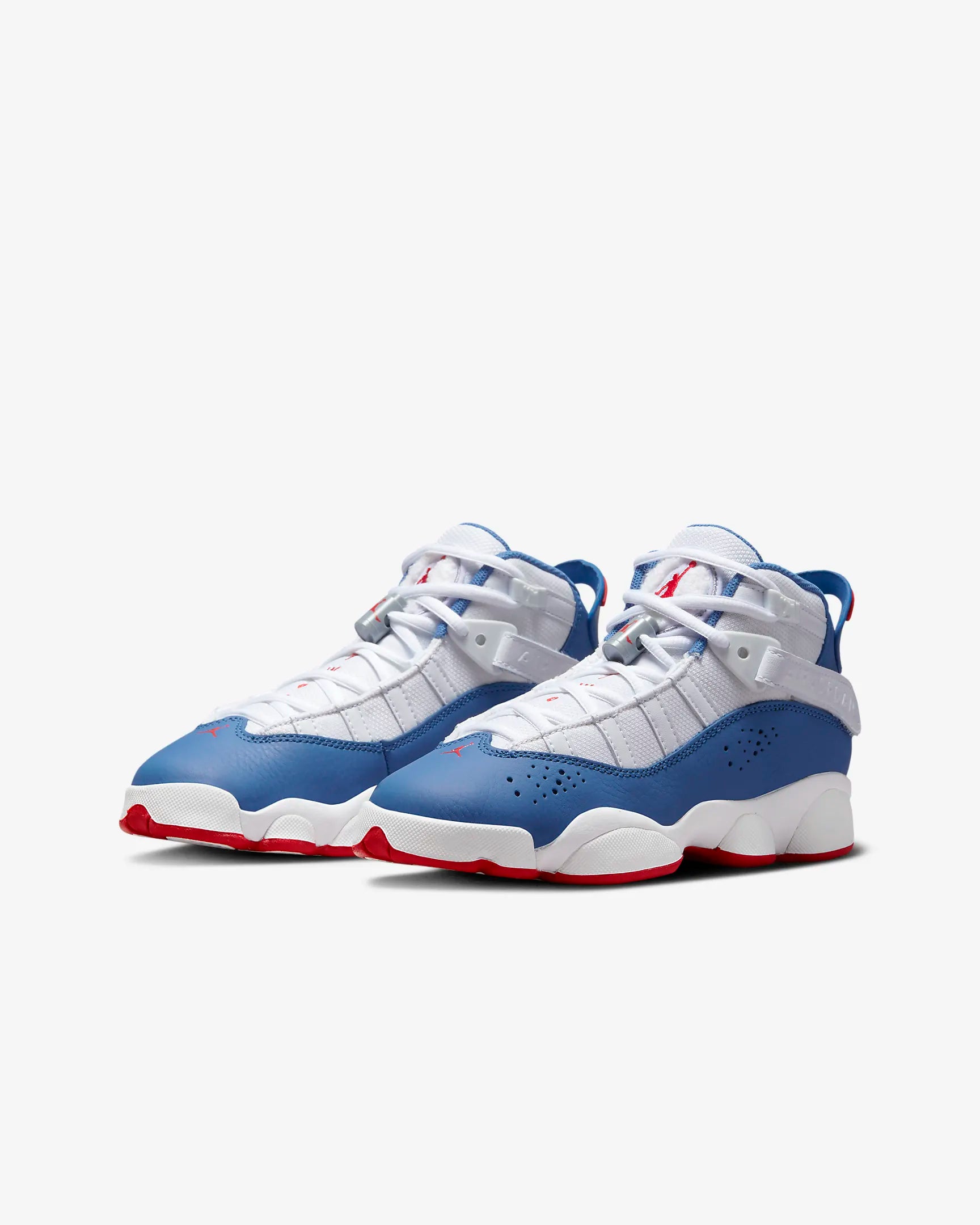Jordan 6 red white blue sales