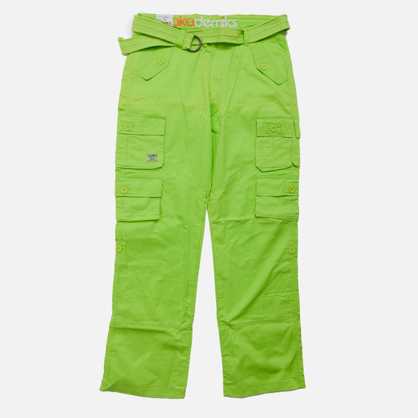 Vintage - Men - Akademiks Neon Cargo Pant - Lime