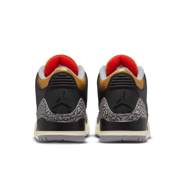 Jordan - Women - Retro 3 - Black/Red/Gold/Grey