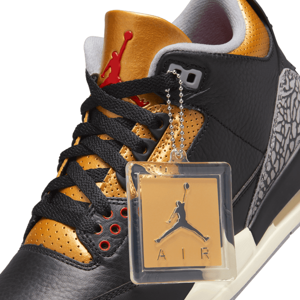 Jordan - Women - Retro 3 - Black/Red/Gold/Grey