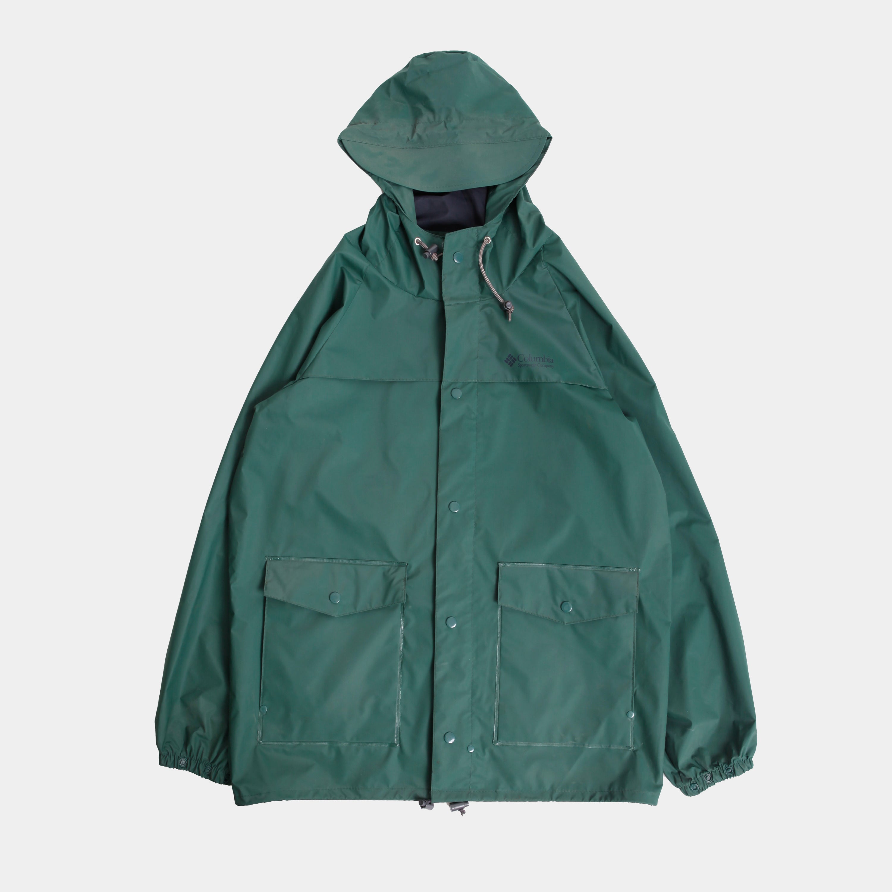 columbia rain gear Vintage - Men - Columbia Men Rubberized Rain Jacket
