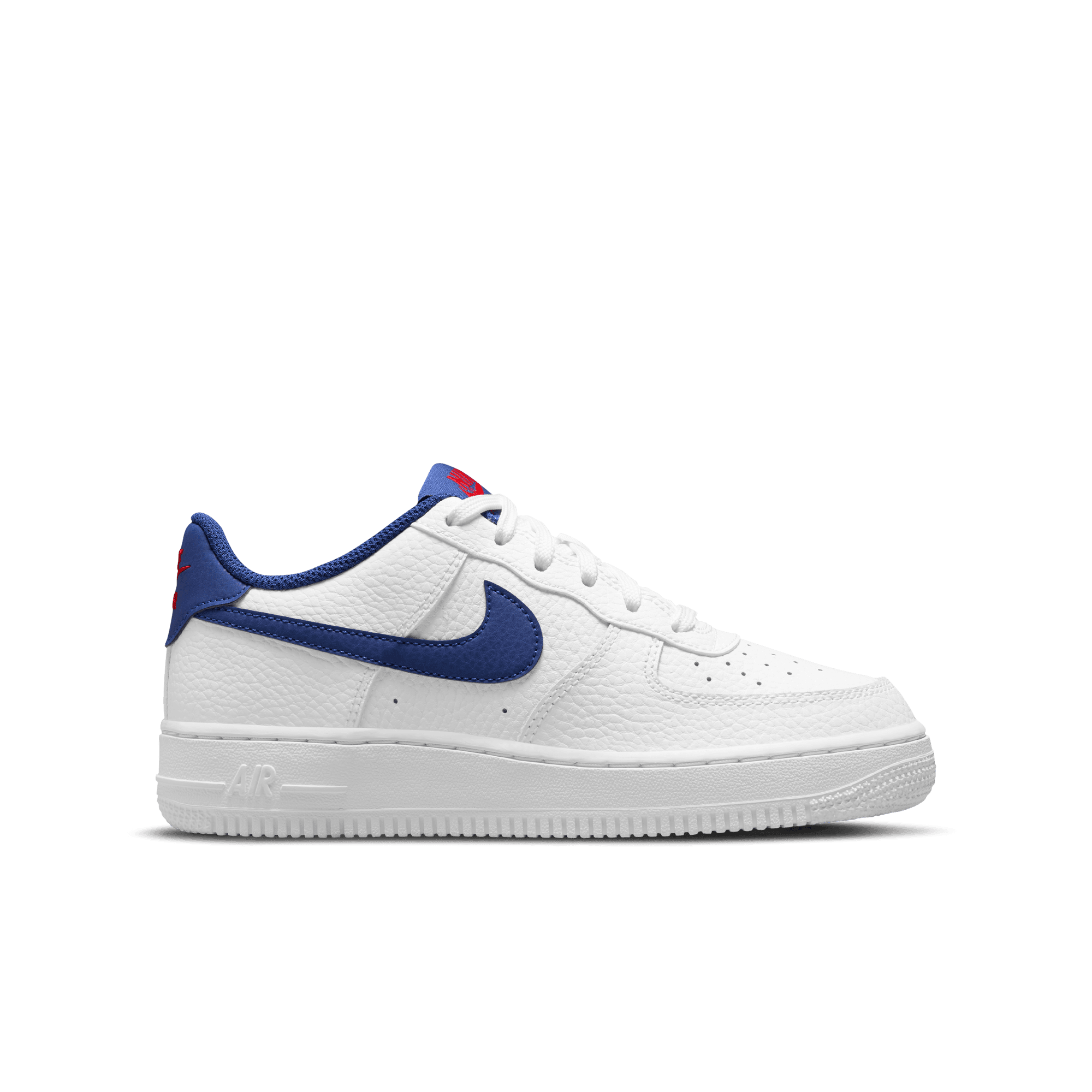 Nike air force 1 top low white red blue