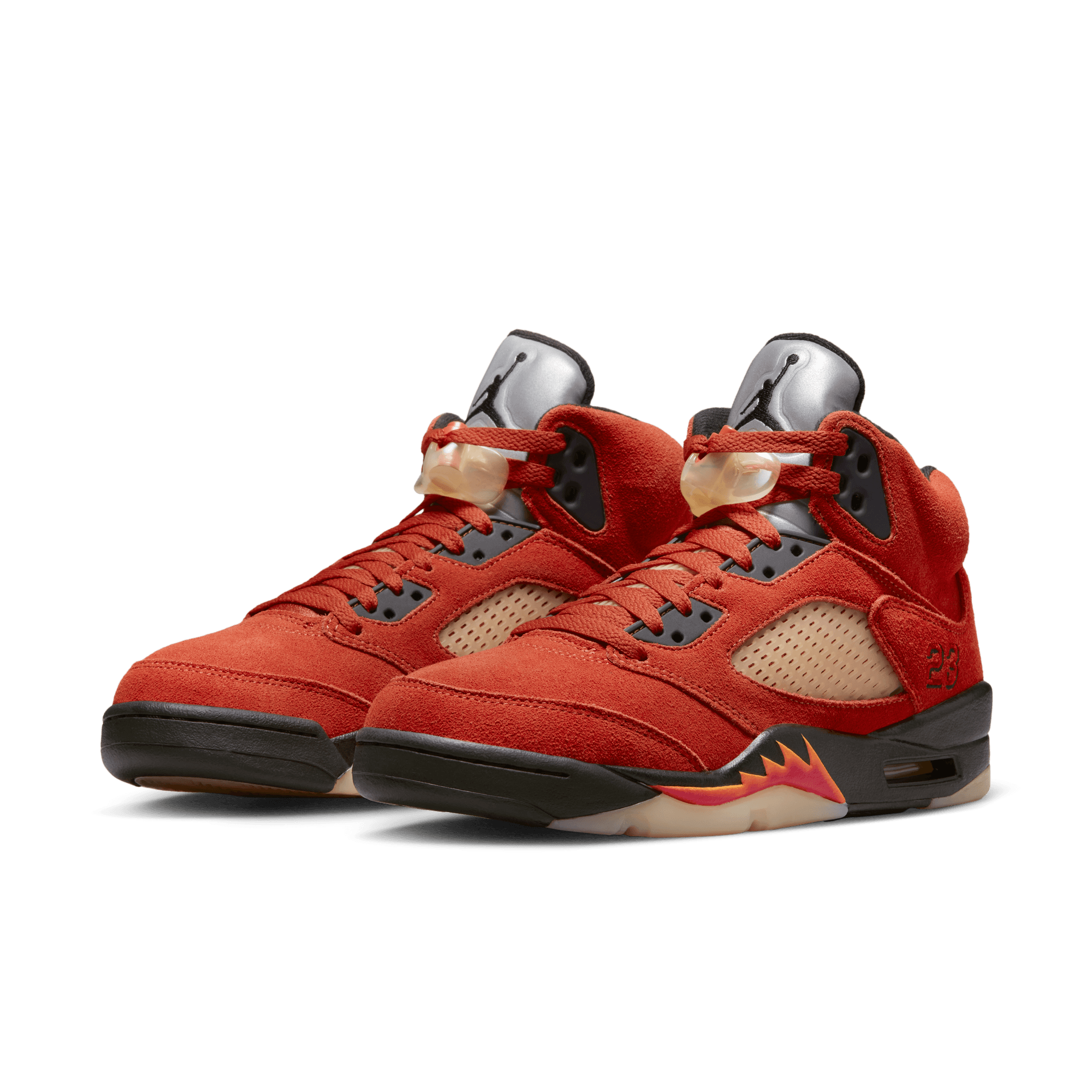 Jordan Women Air Jordan Retro 5 Martian Sunrise Black Fire Red Nohble