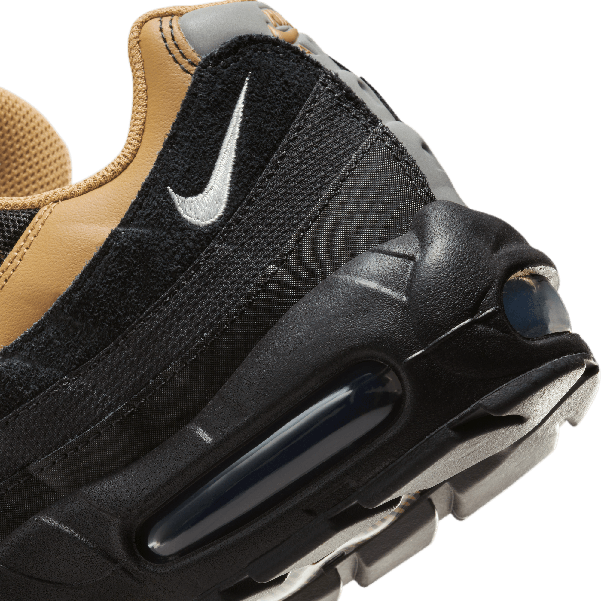 Air max 95 2025 black white and gold