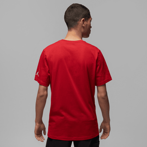 Jordan - Men - Embroidered Air Tee - Gym Red/Sail