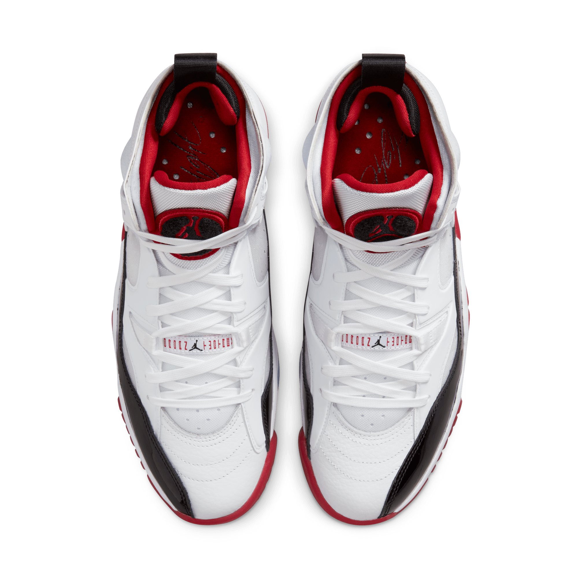 Jordan Men Jumpman Two Trey White/Black/Gym Red - Main Image