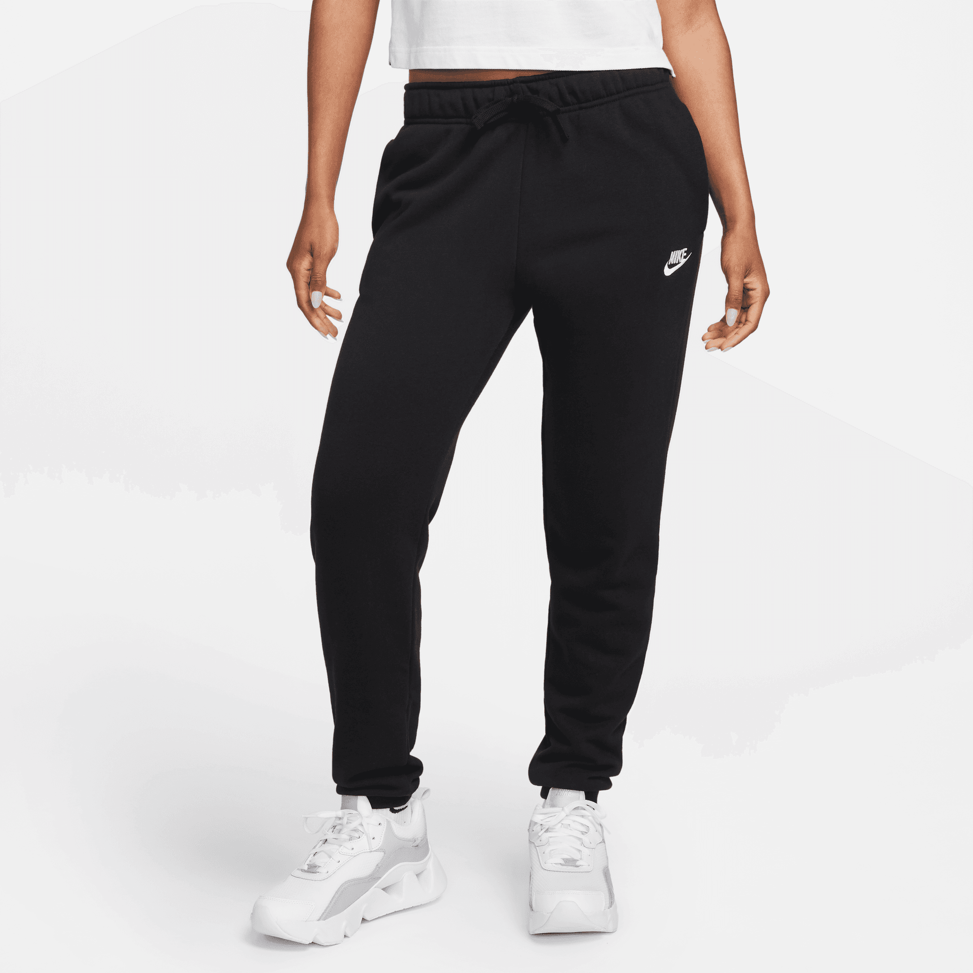 Nike pants black and 2025 white