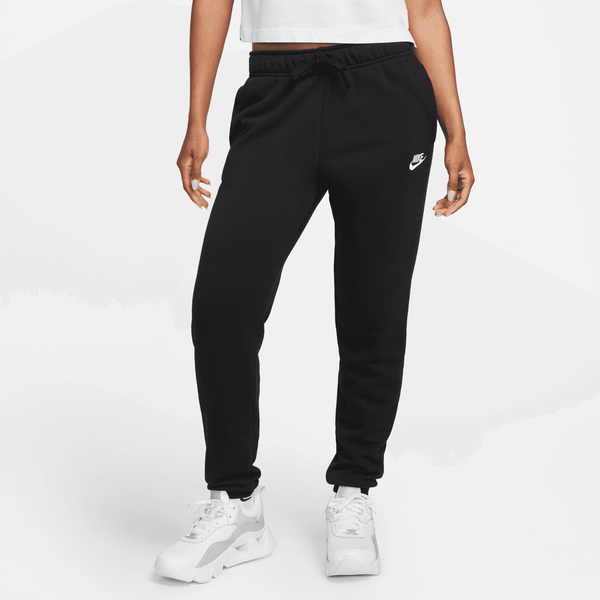 Nike - Womens - Standard Club Sweatpant - Black/White - Nohble
