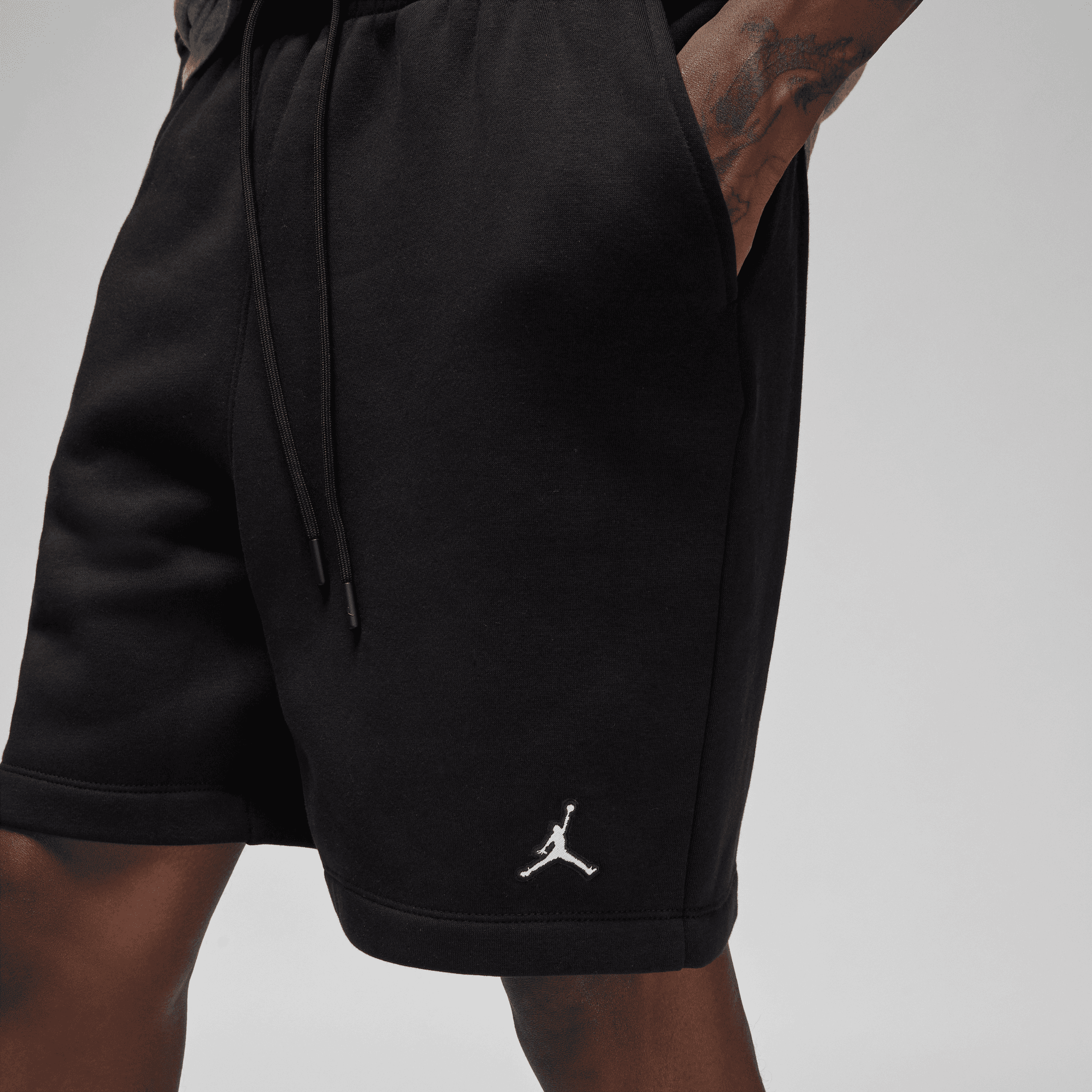 Jordan fleece shorts black 2025