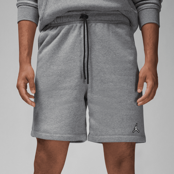 Jordan - Men - Essential Fleece Shorts - Carbon Heather/White