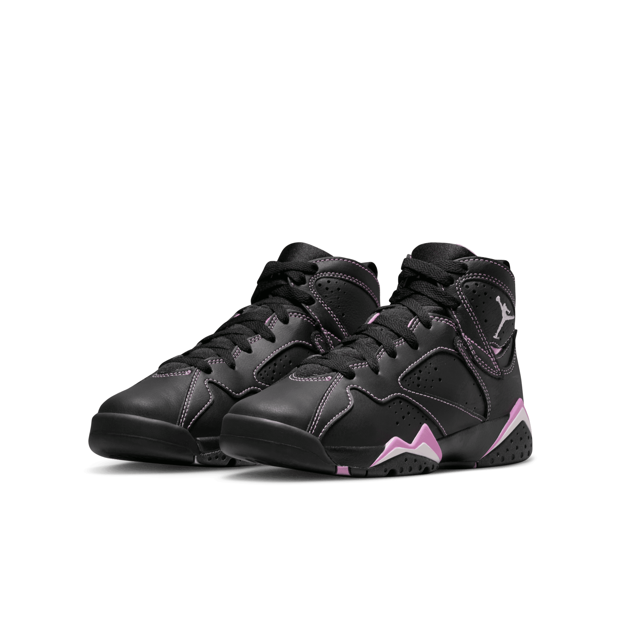 Jordan - Girl - GS Air Jordan Retro 7 - Black/Barely Grape/Rush