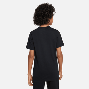 Nike - Boy - Printed Logo Tee - Black/White