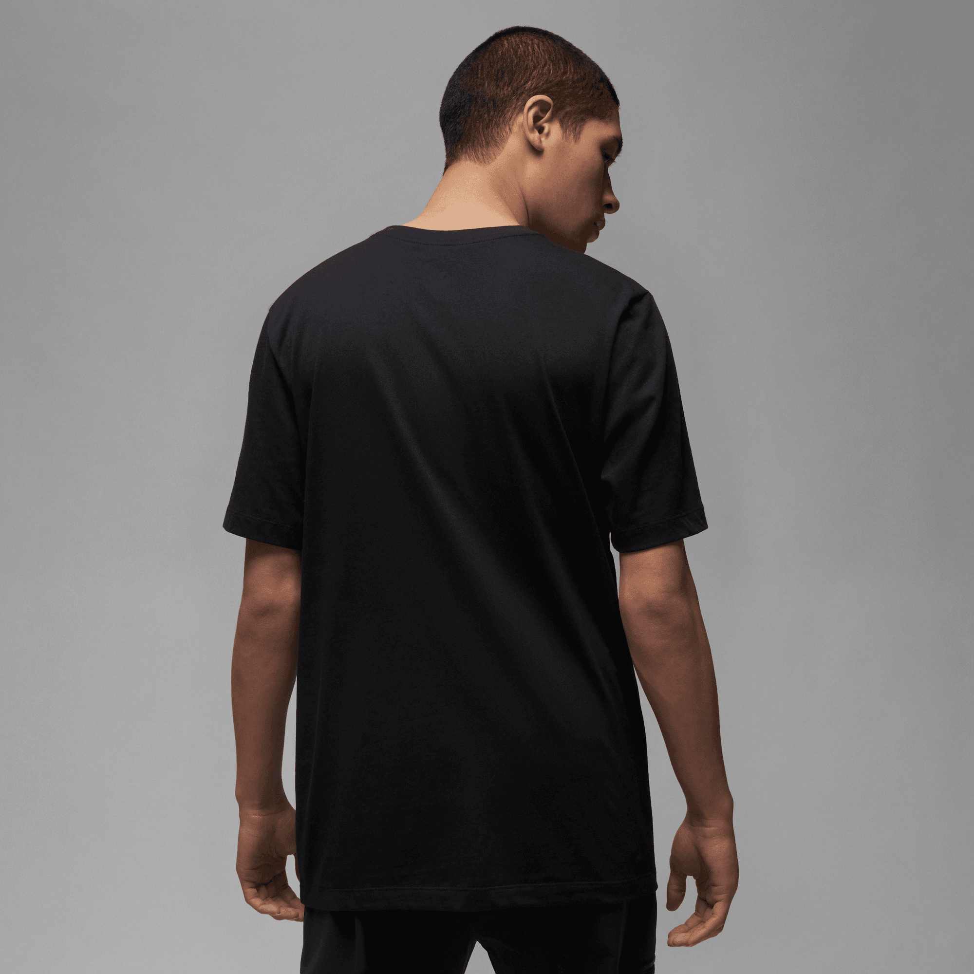 Jordan Mens Brand Graphics Crew 1 - Black/White Size XL