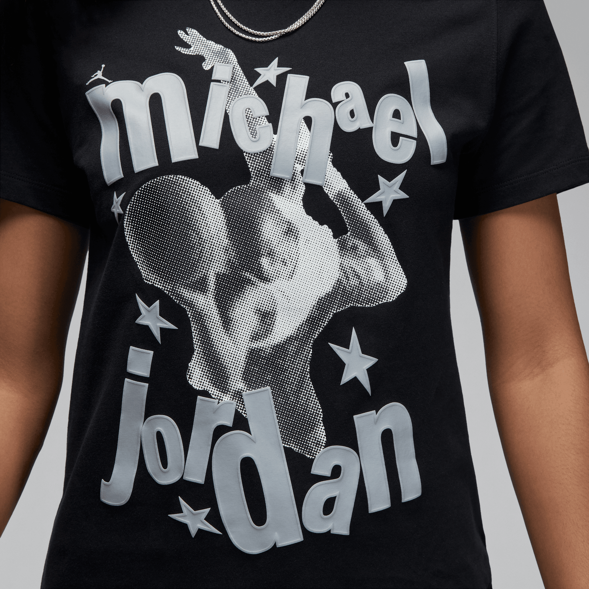 Air Jordan Womens Heritage Gold Chain T-Shirt 'Black' – Renarts