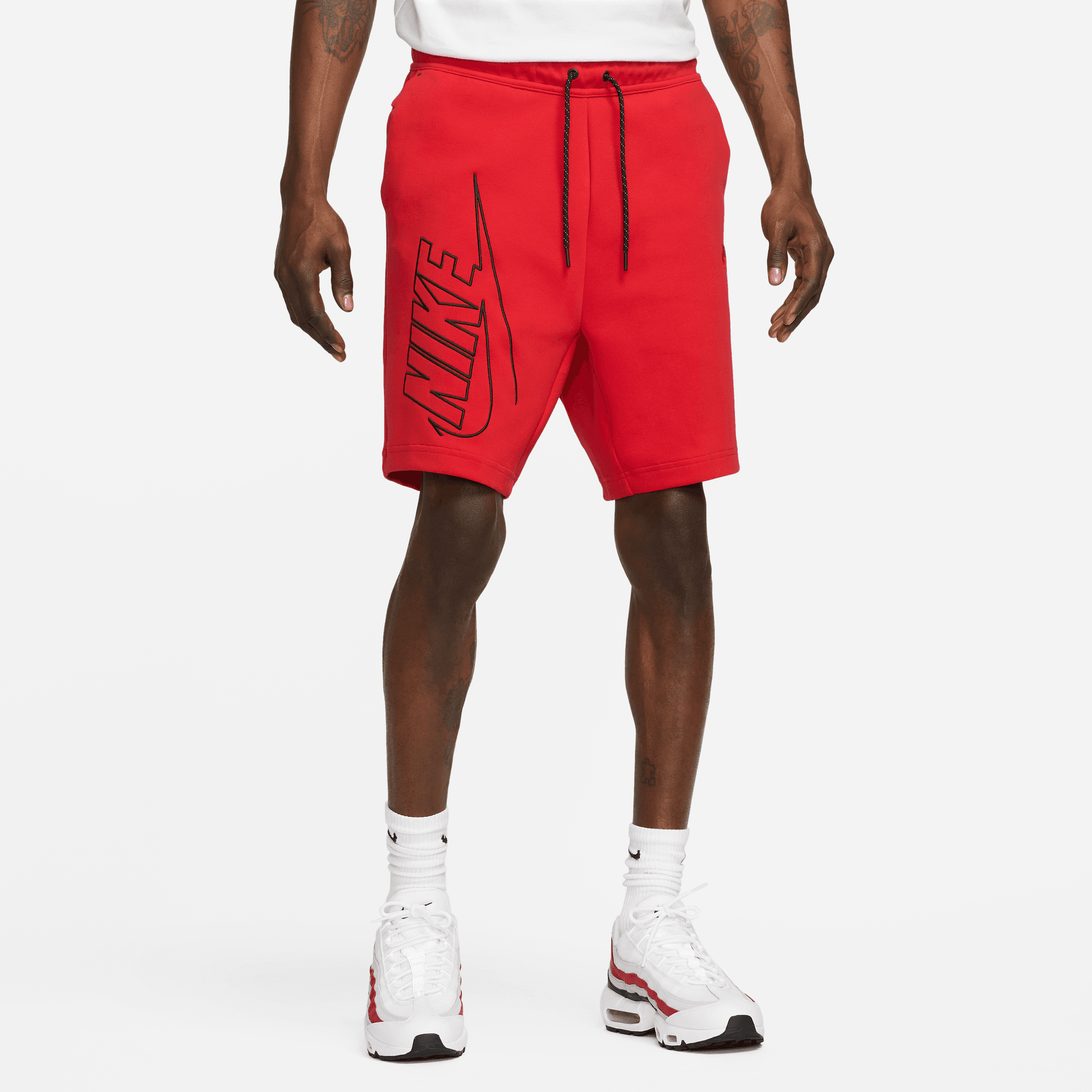 University red nike shorts sales