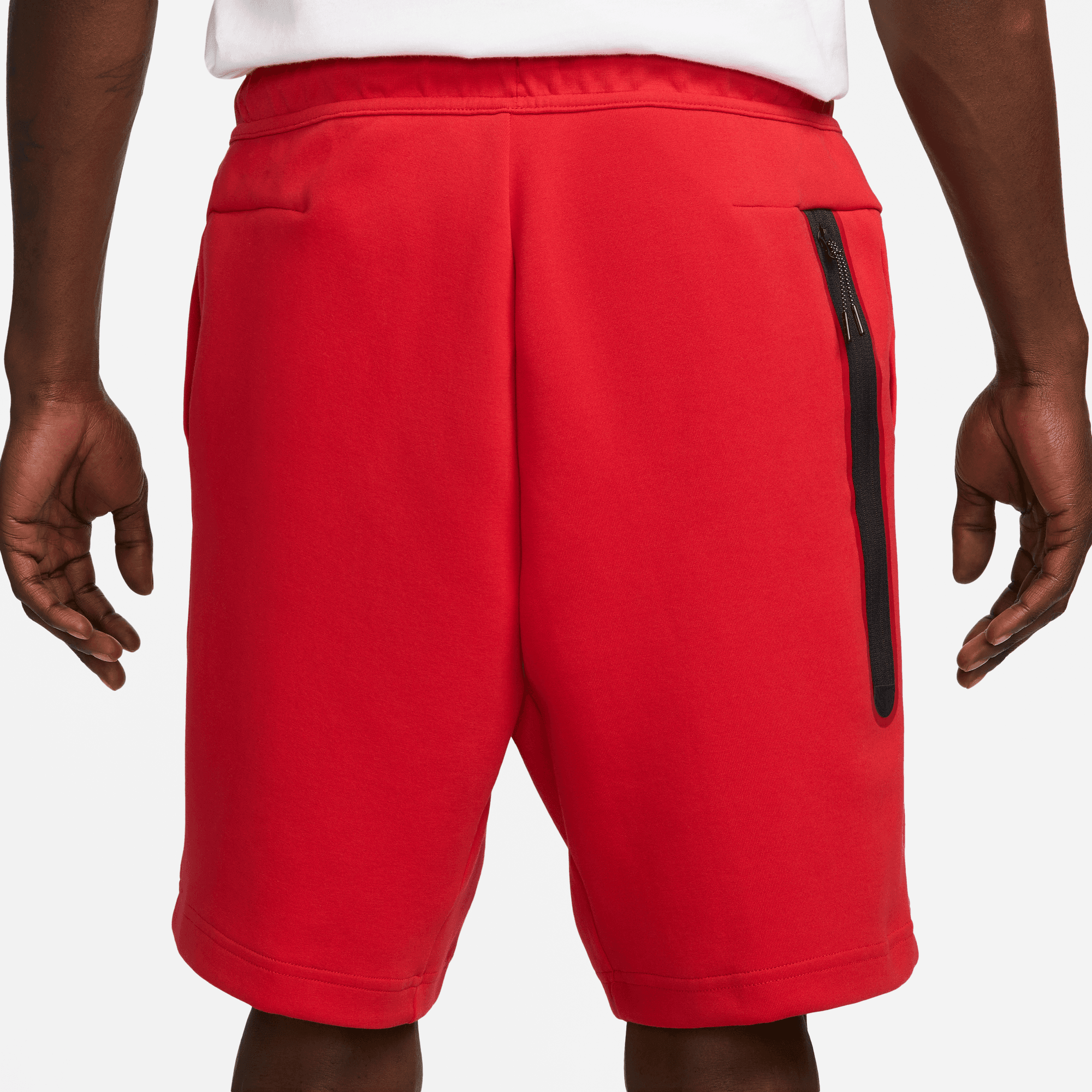 Nike - Men - Tech Fleece Shorts - University Red – Nohble