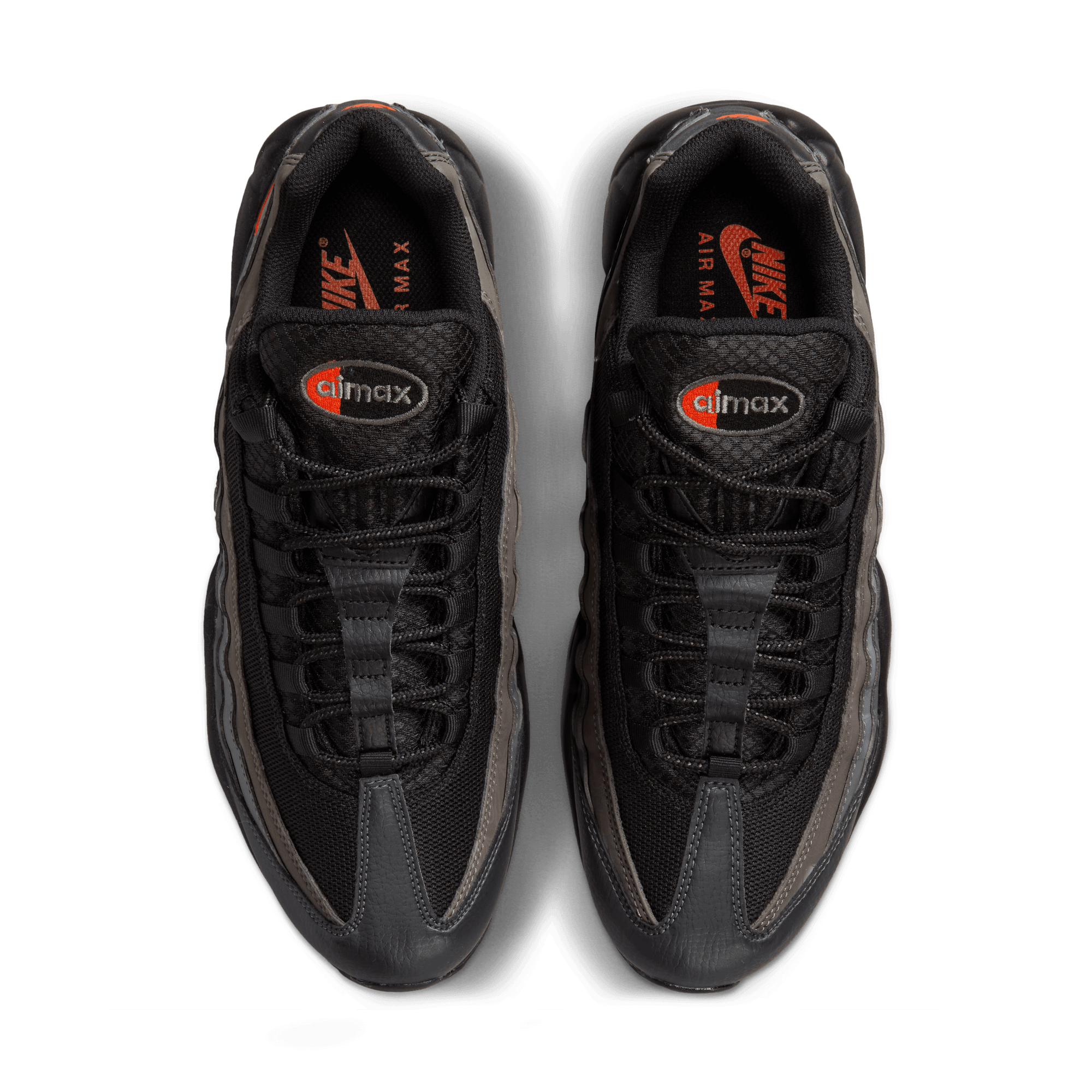 Red and gray air max 95 on sale