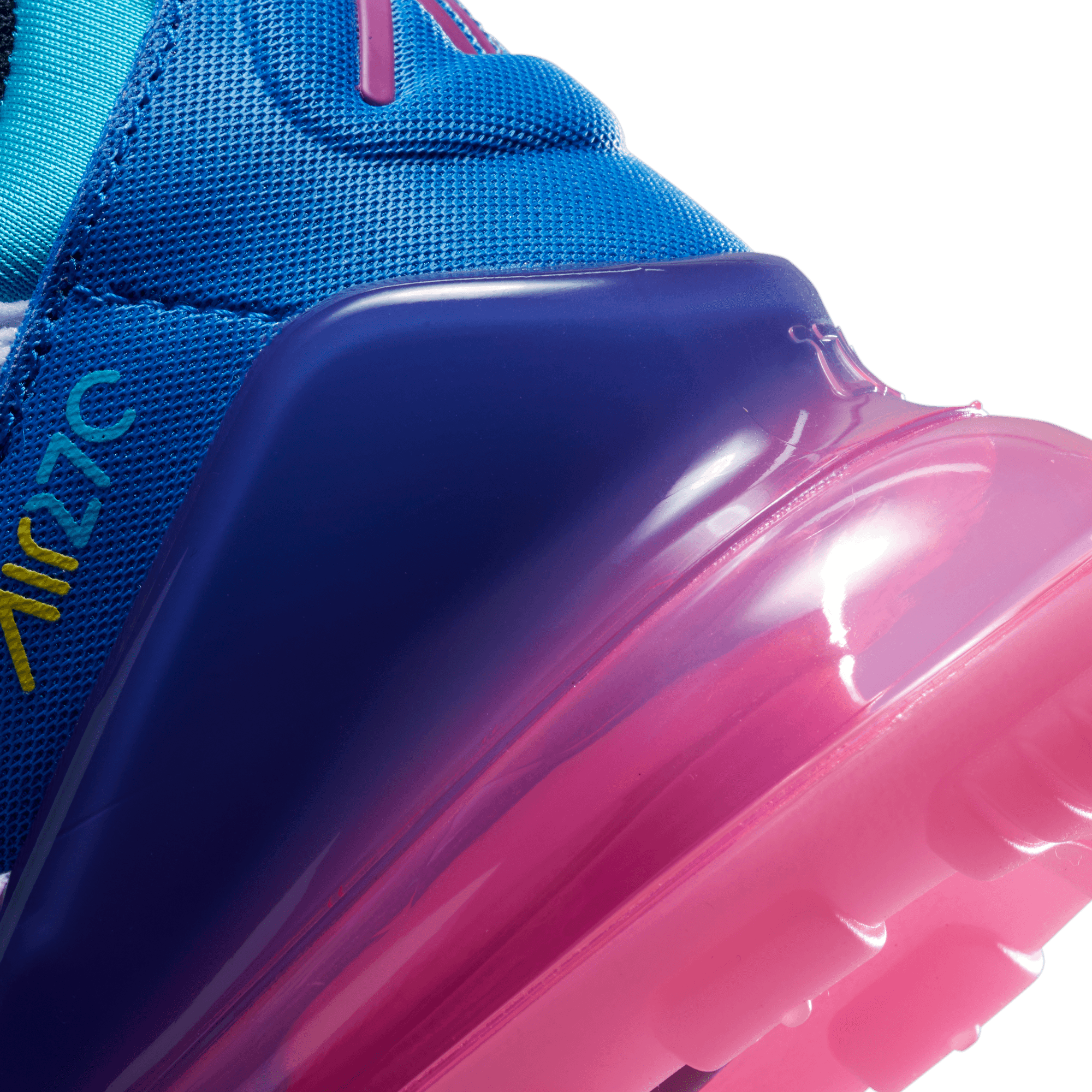 Nike Girl GS Air Max 270 White Black Hyper Royal Nohble