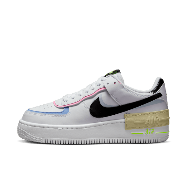 Nike - Women - Air Force 1 Shadow - White/Black/Team Gold