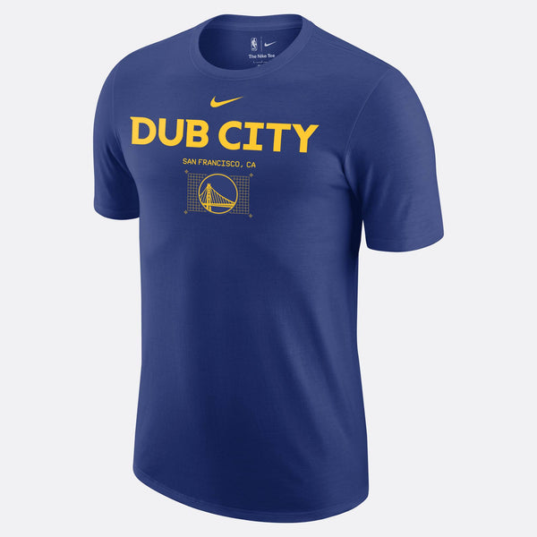 Nike - Men - Golden State Warriors City Tee - Rush Blue