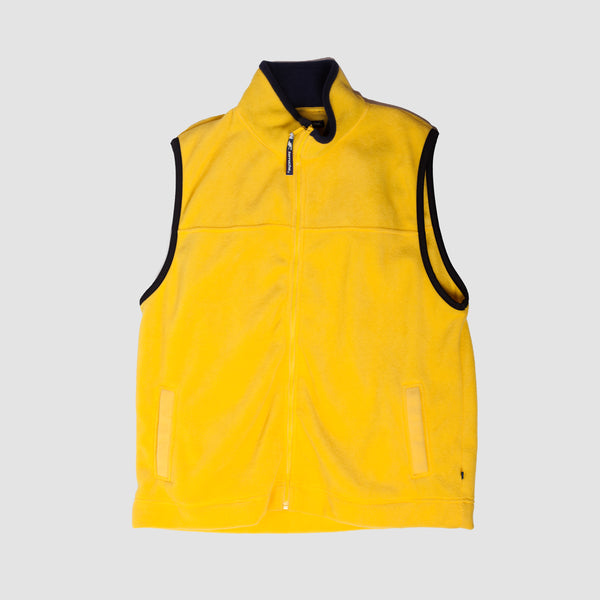 Vintage - Men - Ferruche Fleece Fullzip Vest - Yellow/Black