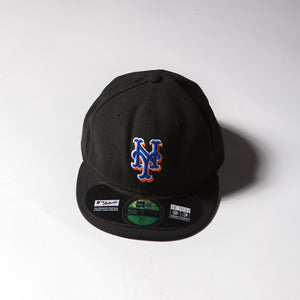 Vintage - Men - New Era New York Mets Fitted Cap - Black - Nohble