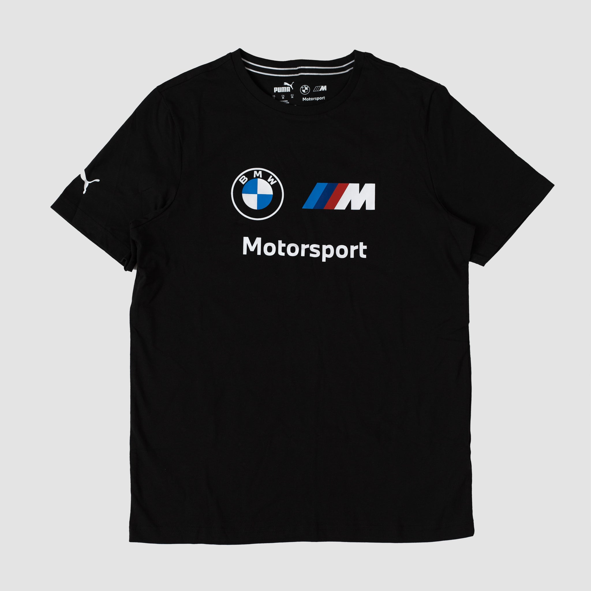 Black Logo Men - Tee - Nohble PUMA BMW ESS - MMS -