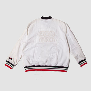 Vintage - Men - Mecca Cotton Varsity Jacket - Off White/Black/Red